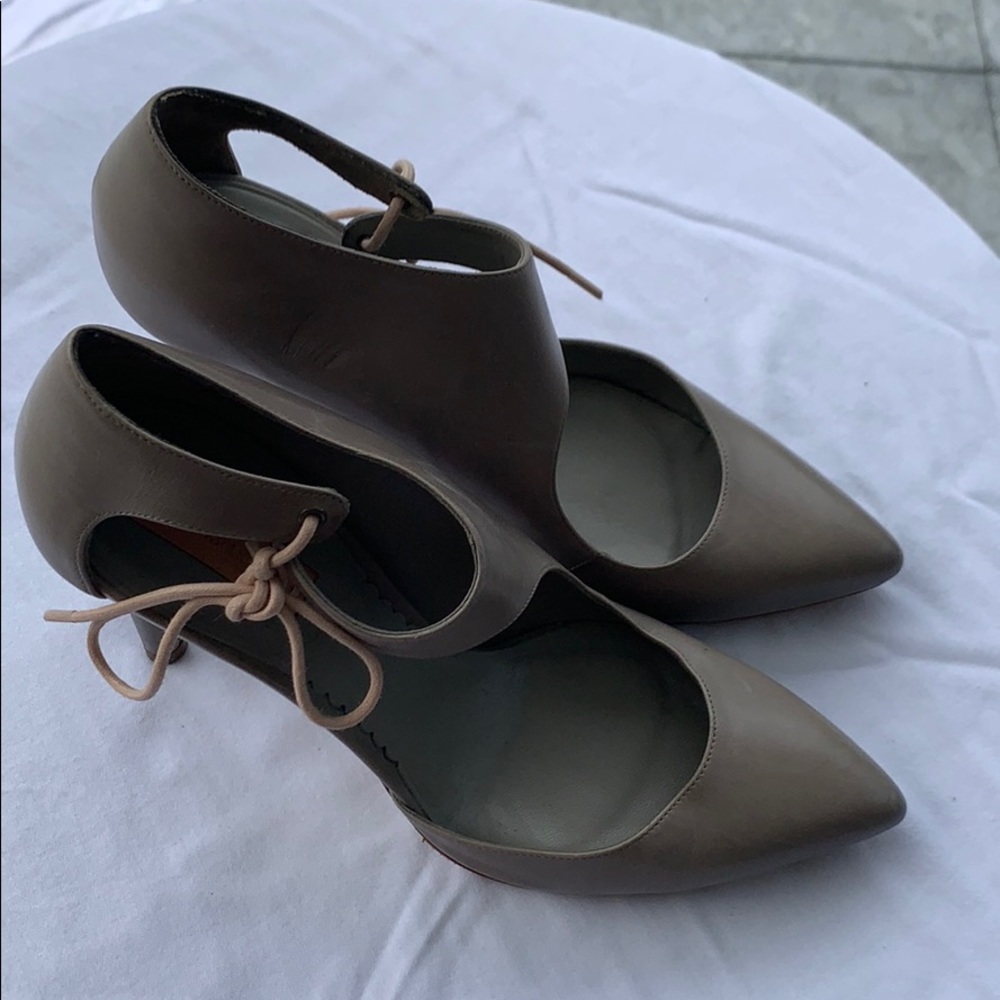 Reed Krakoff Grey Leather Heels